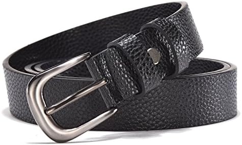 TUNGHO Simplicity PU Leather Belts For Women Plus Size XXXL (XXXL, Max pants size 51", Black)