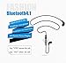 Koncen X7 Mini Bluetooth 4.1 Headphones with Microphone for all Apple, Android and Mp3 Devices- Black