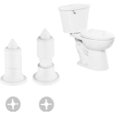 Toilet Bolt Covers Decorative, No Screw Cutting Required,Push-to-Install Universal Toilet Floor Bolt Caps,Cute Bathroom Accessories,Installs securely and won't budge (2Packs)