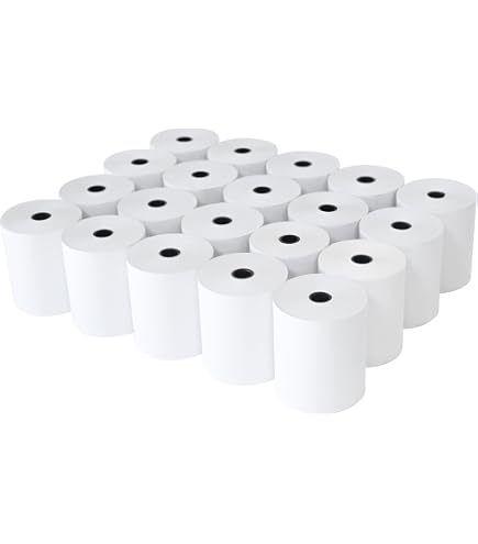 500 Rolls 2 1/4" X 230ft 1-Ply Thermal Paper - BPA Free Cash Register Tape, 48 GSM, Compatible With Many POS Printers - View #9