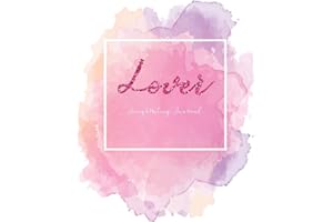 Lover: Blank Lined Designer College Ruled Notebook Journal