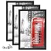 Calenzana 11x17 Picture Frames Set of 3, Wall Gallery Photo Frame for 11 x 17 Poster, Black