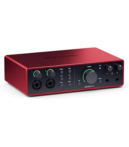 Amazon.com: Focusrite Clarett 2Pre USB 10-In/4-Out Audio Interface