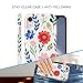 EUNSOUL Crossover Underbrag iPhone XR Case, Matte Colorful Flower Design Slim Thin Soft Flexible Silicone Phone Case Cover with TPU Protective Bumper for iPhone XR 6.1¡±
