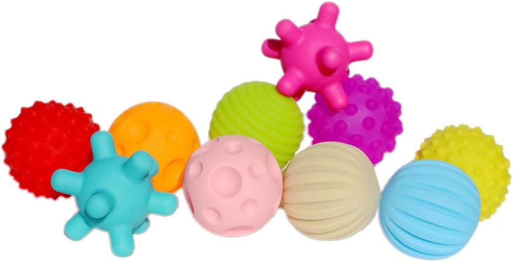 Lijun Bebe Jouet Main Attraper Balle Bebe Formation Massage Balle Molle Texture Jouet Sensoriel Jeux De Balles Et De Ballons Jeux Et Jouets Dwteam In