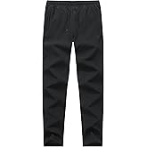 XiaoLongRen Men Fleece Lined Warm Hiking Pants Thermal Winter Ski Sweatpants