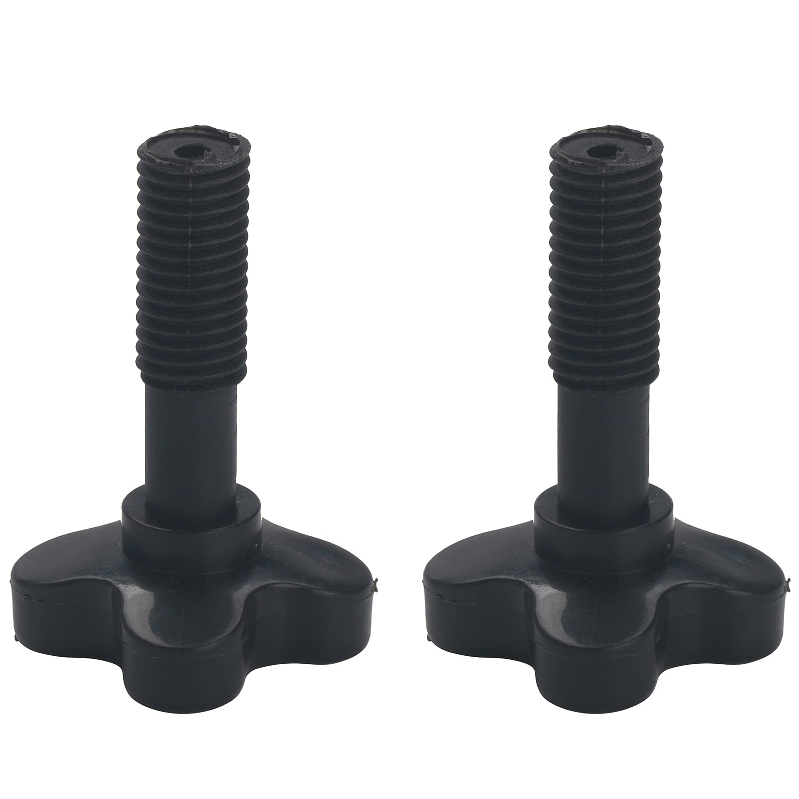 2pcs Canopy Fixing Screws Bolt Replacement for Garden Swing Chair Plastic Black