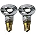 R39 E17 Replacement Light Bulb Motion 30 Watt Lamp Reflector Type (2 Pack)