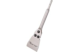 Vearter 3''x12'' SDS Plus Shank Electric Hammer Floor Scraper Replaceable Blade Chisel Drill Bit for Tile Brick Concrete Removal