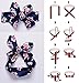 3Pcs Cotton Newborn Baby Girls Tops + Flower Pants + Headband Clothes Outfits Set (White#2, 0-6 Months)