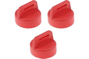 DVPARTS 3X Ignition Key Cover 5433534 5431964 for Polaris Ranger, Trail Boss, Magnum, Xpress, Sport, Ranger, RZR, General, ACE, Sportsman, Scrambler RZR 800 900 570 (Red)