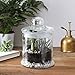 33OZ Glass Apothecary Jar 5 X 7.1 Inch Glass Canister Set with Ball Lid, 2-Piece Set