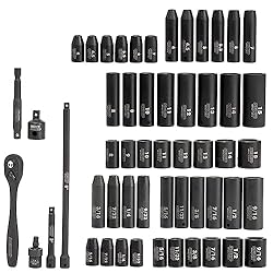 NEIKO 02437A 1/4 Drive Impact Socket Set 54 Piece