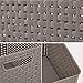 EZOWare 18 Qt Woven Plastic Storage Baskets, Large Organizer Knit Tote Bins Boxes - Pack of 3
