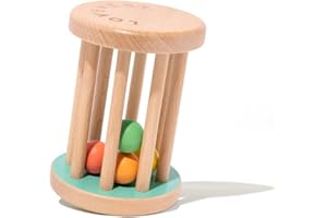 Lovevery, Montessori Rolling Rattle, Baby Rattle Starting at 12 Weeks