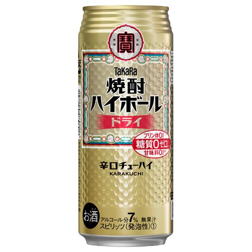 宝 焼酎ハイボール ＜ドライ＞ 下町缶 500ML × 24缶商品画像