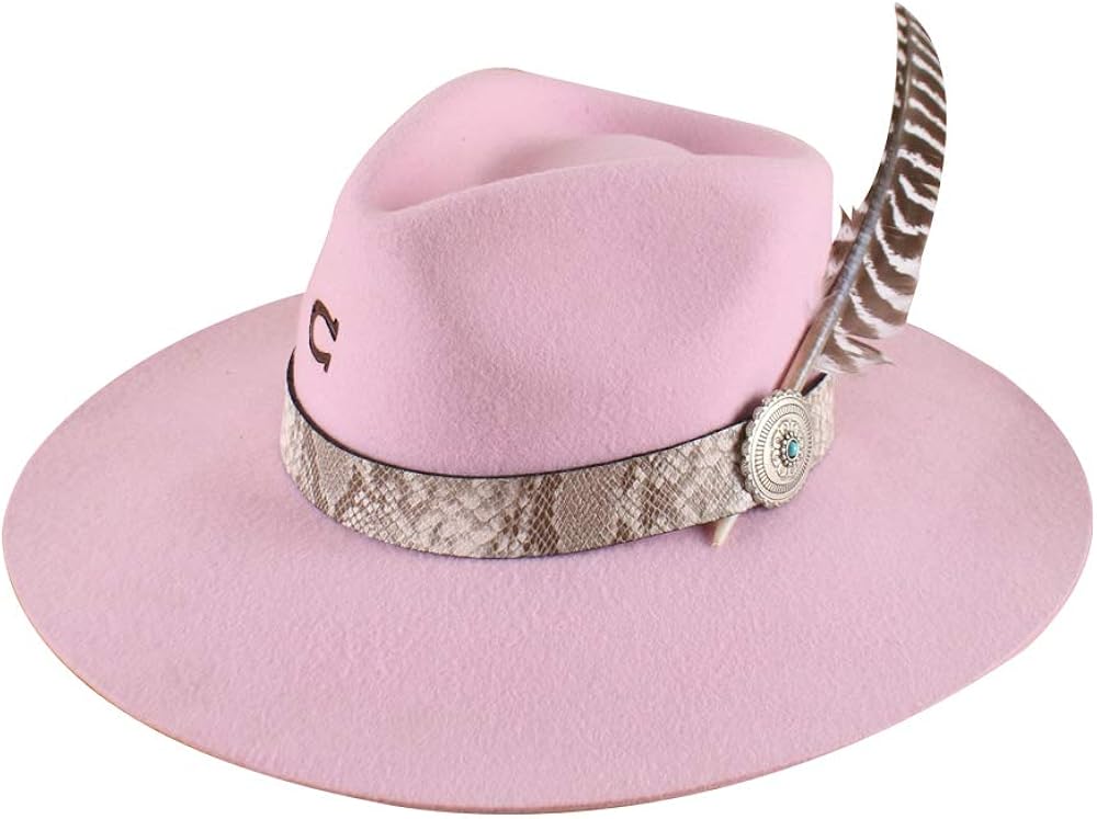 Charlie 1 Horse Hats Womens Sidewinder Silverbelly 3 3/4 Brim Fashion