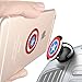 Universal Magnetic Car Mount - for Any Phone, GPS or Light Tablet | Stylish Black Chrome One-Hand & One-Sec Dash Holder, 100 to Safeness & Comfort