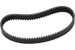 Heyiarbeit 5M375 Timing Belt Power Grip Cogged Toothed Timing Belt Black Rubber 375mm Length 20mm Width 75 Teeth 5mm Pitch