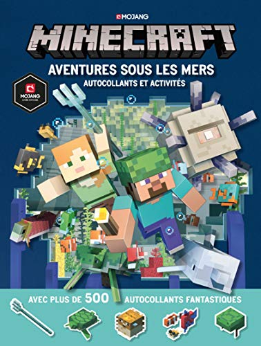 Minecraft : Aventures sous les mers, autocollants et activités by 