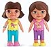 Fisher-Price Nickelodeon Dora The Explorer, Playtime Together Dora and Me Play Dates : Dora and Brunette Friend
