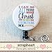 BIBLE VERSE Nursing Badge Reel, I Can Do All Things Through Christ Phil 4:13 - Retractable ID Badge Reel With Swivel Pinch Clip, Mylar Button Nurse Badge Holder, Nurse Graduation Gifts