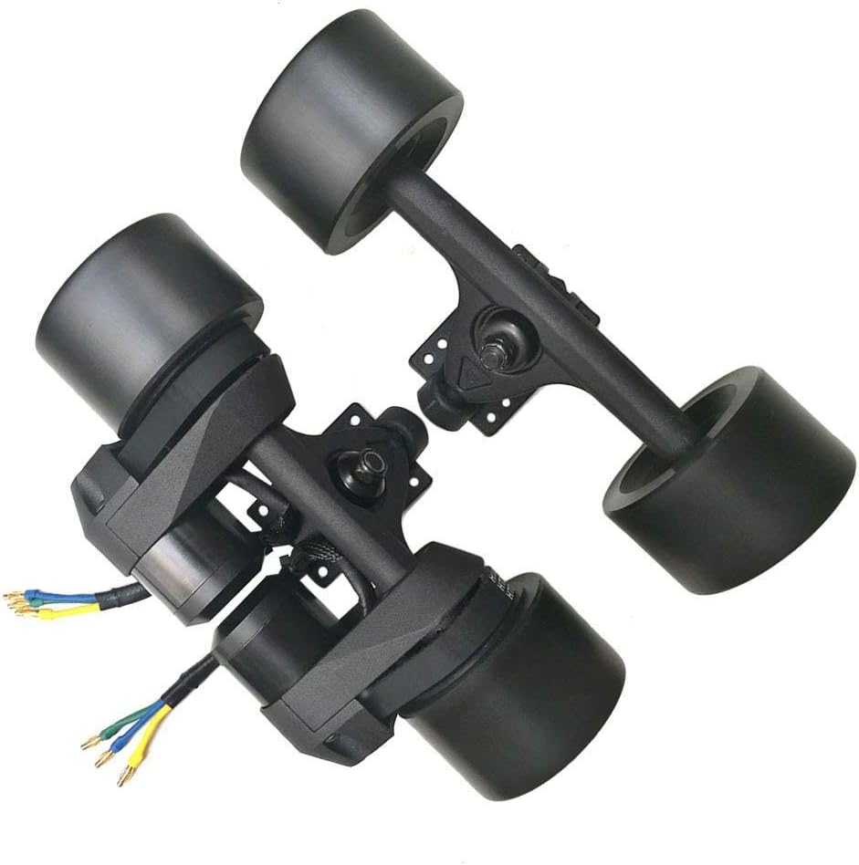 OURLOVE Electric skateboard drive kit Double drive hub brushless motor wheel 1500W belt