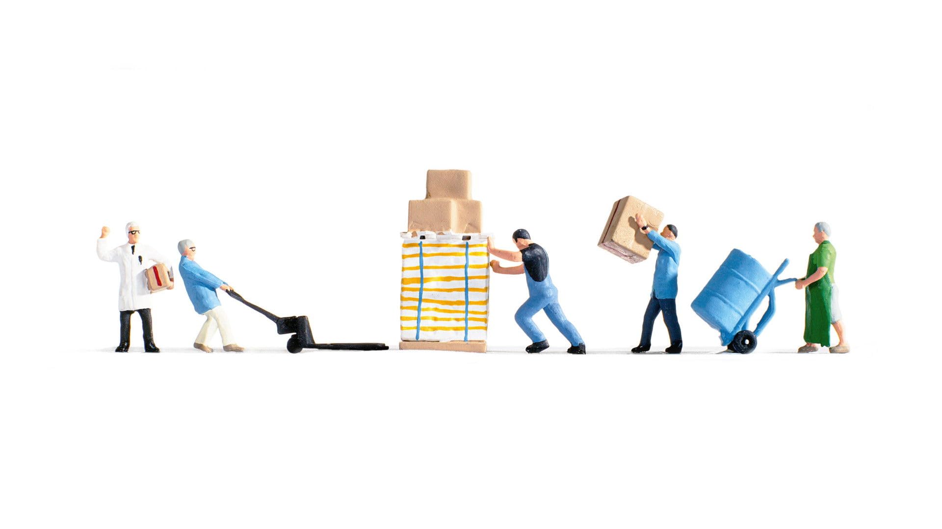 Noch 15038 Warehousemen Landscape Modelling