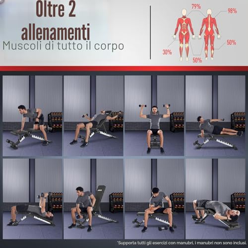 JOROTO Adjustable Weight Bench - Folding Bench for Full Body Strength Training