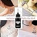 Knit - Jagua Henna Tattoo Kit, Black/Dark Blue Semi-Permanent Tattoo Ink 1oz, Freehand Temporary Tattoo Ink Kit (Organic Jagua Fruit Based Ink/Gel) Natural & Long Lasting for Women Men