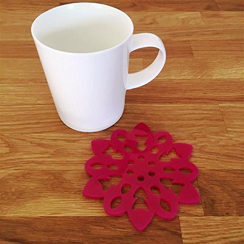 Super Cool Creations Coasters - Snowflake Shaped - Pink - 8 Set
