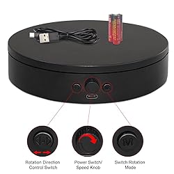 Rotating Display Stand with Type-C Power