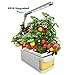 Finether Hydroponic Growing System Kit with LED Grow Light,2 Gardening Pots,360 Degree Adjustable Arm,Low Water Alarm,Sensitive Touch Control for Home,Indoor,Kitchen,Plants,Herbs,Yellow(2018 Advanced)