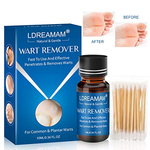 Wart Remover,Foot Wart Remover,Plantar Wart Remover,Wart Liquid,Painlessly Removes Common and Plantar Warts