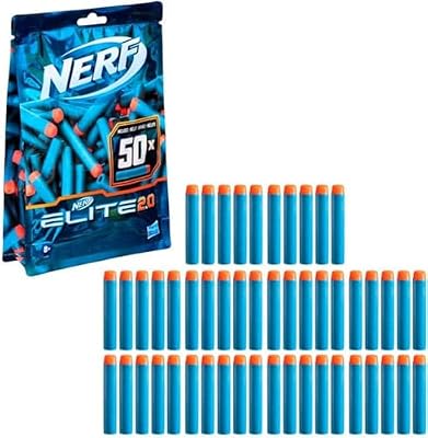 Elite 2.0 Commander RD6 Blaster, 12 Nerf Elite Darts 6Dart Rotationstrommel