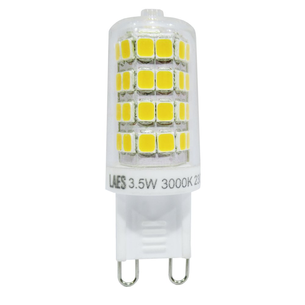 LAES 985948 Hi-Volt Pin LED Clear G9 Bulb, 3.5 W, 16.5 x 49 mm