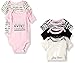 Juicy Couture Baby Girls' 5 Pack Short Sleeve Bodysuit