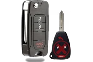 KeylessCanada Uncut Keyless Remote Key Fob Replacement for OHT692713AA OHT692427AA KOBDT04A