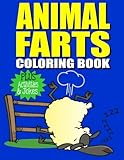 Animal Farts: Funny Farting Animals Coloring Book & Fart Activity Book For Kids: Includes Fart Jokes & Word Search Puzzles: Great Gift Idea for Kids & Adults (Funny Coloring Books) (Volume 1) by Kids Coloring Books