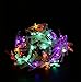 Solar String Lights, 19.7feet 40 LED Dragonfly Outdoor Solar Powered Lights Waterproof Fairy Lights for Patio, Garden, Lawn, Path, Party and Home Decorations, Multi Color
