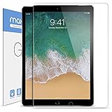 iPad Pro 12.9 inch Screen Protector Glass, Maxboost Tempered Glass Screen Protector for 12.9-inch iPad Pro 2017 (1-Pack) [Case Friendly] Apple Pencil Compatible 0.3mm 2.5D Rounded Edge Anti-Scratch