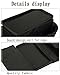 NONO Arm Rest Organizer with Table-Top, Sofa Couch Chair Armrest Caddy Pocket Organizer Great for Ipad, Remote, Game Controller, Newspaper, Book, Cups, Black