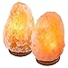 2 Natural Himalayan Pink Salt Lamp w/ Bulb & Cord