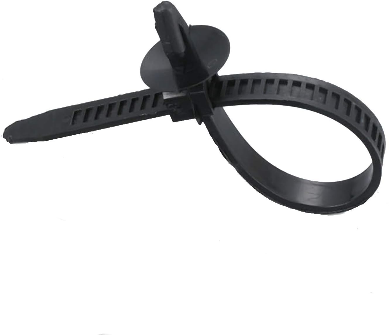 30 Pcs Car Wire Tie Straps Nylon Push Mount Clips Releasable Cable Tie Fixed Clamps Fastening Zip Strap Self-locking Plastic Tie Wrap Fasteners Universal (Length:5-1/2" Width:5/16")