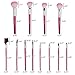 SHANY Pro Vegan Mineral Brush Set with Pink Clutch