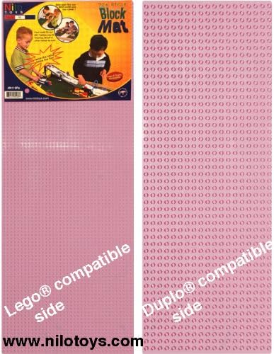 NILO Lego baseplate Duplo baseplate. Two Sided. 12" x 32" Each & 24" x 32" Total Area. Made in U.S.A.