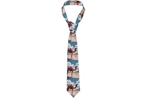 WHJSSF beautiful camel Picture Men's Necktie - Silk Tie for Men, Fashion for Business, Weddings, Parties, and as a Gift (57X3
