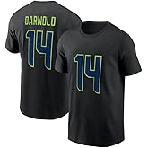 Sam Darnold #14 Seattle Football T-Shirt Cotton Jersey