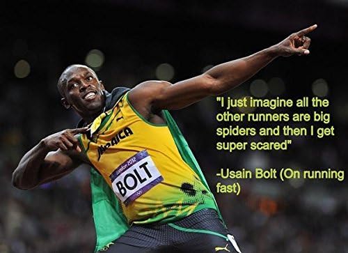 by zolto poster I just Imagine. Usain Bolt's Motivational Quotes Poster Print (12 inch X 18 inch, Rolled)
