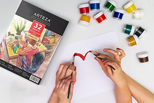 4 Arteza+Watercolor+Sketchbook+Drawing+Sheets